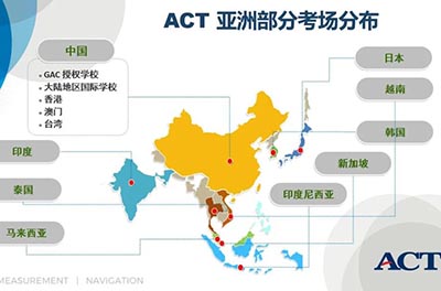 2022年ACT国际考场10月考试报名通道