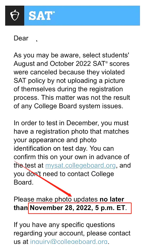 2022年12月SAT考试考前注意事项,附入境政策