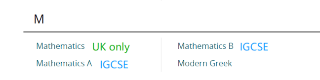 A Level备考：Edexcel GCSE和IGCSE数学公式表