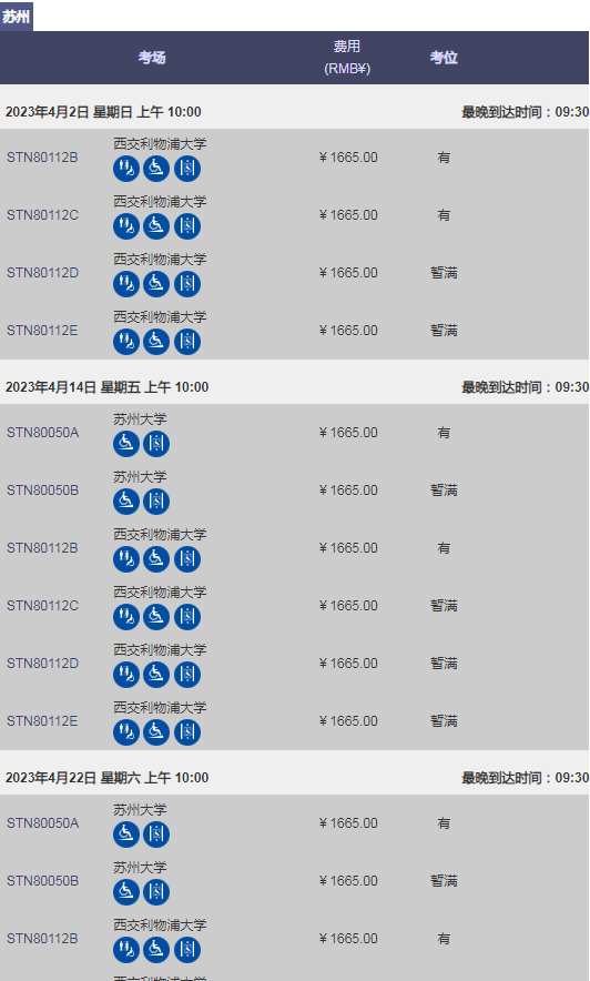 2023年4月GRE考试报名&考位考点