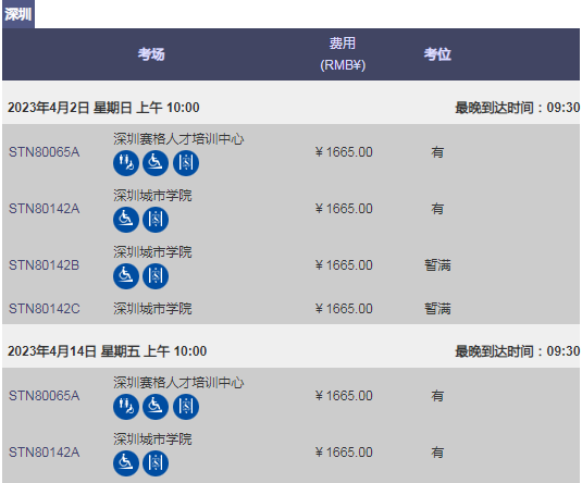 2023年4月GRE考试报名&考位考点