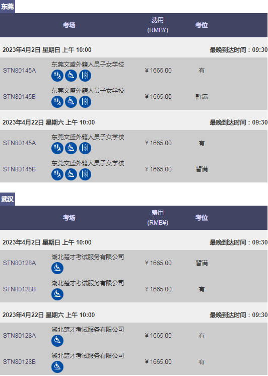 2023年4月GRE考试报名&考位考点