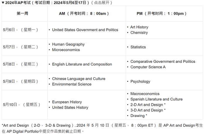 6 2024 AP考试第二轮报名信息汇总！韩国新加坡香港在列！2.png