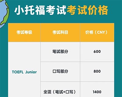 2025年上半年小托福考试时间表_报名流程